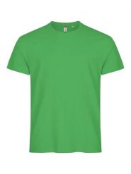 Clique Basic-T męski t-shirt bawełniany w dopasowanym kroju – apple green. Zielone t-shirty męskie CLIQUE, m, bez wzorów, z bawełny, bez kołnierzyka. Za 82.69 zł.