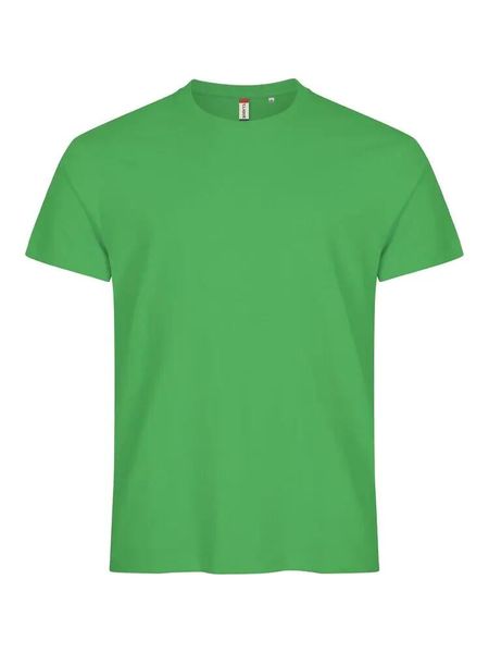 Clique Basic-T męski t-shirt bawełniany w dopasowanym kroju – apple green. Zielone t-shirty męskie CLIQUE, m, bez wzorów, z bawełny, bez kołnierzyka. Za 82.69 zł.