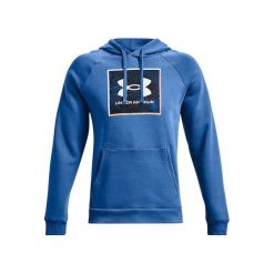 Bluza sportowa męska Under Armour Rival Fleece Graphic Hoodie. Niebieskie bluzy sportowe męskie Under Armour, m. Za 359.99 zł.