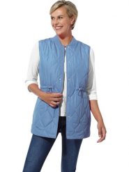 WITT WEIDEN Kamizelka pikowana w kolorze błękitnym rozmiar: 48. Niebieskie kamizelki damskie WITT WEIDEN. Za 52.55 zł.