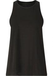 Damski tank top Athlecia Mota V2. Czarne topy sportowe damskie Athlecia, l, bez wzorów, z materiału, bez ramiączek. Za 137.00 zł.