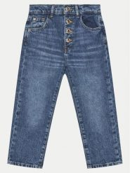 Guess Jeansy J5RA01 D45E0 Niebieski Regular Fit. Niebieskie spodnie dziewczęce Guess, z bawełny. Za 149.99 zł.
