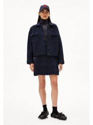 Armedangels Spódnica "Darlaa" w kolorze granatowym rozmiar: XS. Niebieskie spódniczki damskie ARMEDANGELS, xs, bez wzorów, z bawełny, z podwyższonym stanem, mini. Za 208.99 zł.