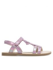 Lasocki Young Sandały VERNIS CI12-3027-01B Fioletowy. Fioletowe sandały dziewczęce Lasocki Young, ze skóry, bez zapięcia. Za 129.99 zł.