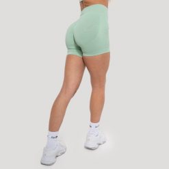 Szorty damskie fitness slim Luma. Zielone spodenki sportowe damskie GYMBEAM, s, z elastanu, na fitness i siłownię. Za 97.90 zł.