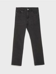 Spodnie jeansowe regular fit - szary. Szare spodnie materiałowe męskie Sinsay, bez wzorów, z jeansu. Za 49.99 zł.