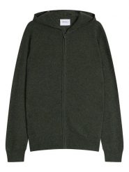 Perfect Cashmere Kaszmirowy kardigan w kolorze khaki rozmiar: XXL. Brązowe kardigany męskie Perfect Cashmere, xxl, bez wzorów, z kaszmiru, bez kołnierzyka. Za 459.04 zł.