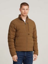 G-Star Kurtka w kolorze jasnobrązowym rozmiar: M. Brązowe kurtki męskie G-Star, m, bez wzorów, retro, bez kaptura. Za 245.96 zł.