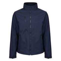 Kurtka Softshellowa Męska Trzywarstwowa. Niebieskie kurtki męskie Regatta, l, bez wzorów, z materiału, bez kaptura. Za 159.99 zł.