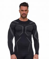 Bluza męska termoaktywna Brubeck DRY. Czarne bluzy bez kaptura męskie Brubeck, m, z dzianiny. Za 159.99 zł.