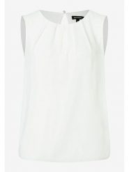 More & More Bluzka w kolorze białym rozmiar: 36. Białe bluzki damskie MORE & MORE, bez wzorów, bez kołnierzyka, bez ramiączek. Za 56.99 zł.