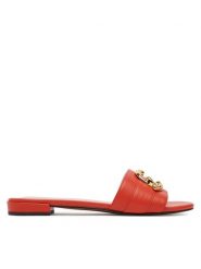 Coccinelle Klapki E4 SB3 17 01 01 Czerwony. Czerwone klapki damskie Coccinelle, bez wzorów, ze skóry, bez obcasa. Za 739.99 zł.