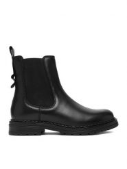 Lasocki Sztyblety CEO-WI16-TIBILISI-03 Czarny. Czarne botki damskie Lasocki, ze skóry, bez obcasa, na płaskiej podeszwie, bez zapięcia. Za 259.99 zł.