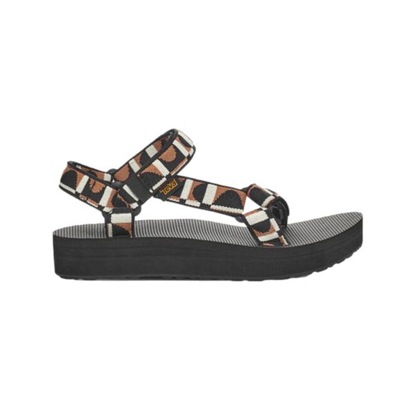 Sandały turystyczne damskie Teva Midform Universal. Czarne sandały damskie Teva, bez wzorów, bez obcasa. Za 209.99 zł.