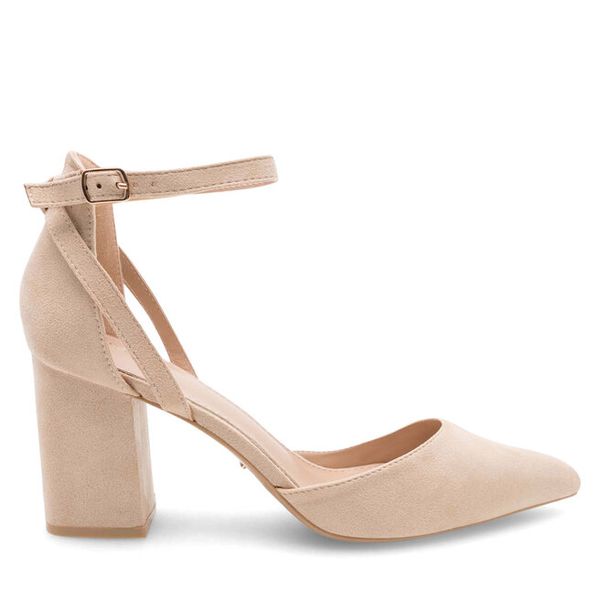 Czółenka DeeZee. Brązowe czółenka damskie DeeZee, bez wzorów, bez obcasa. Za 119.99 zł.