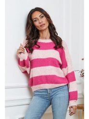 So Cachemire Sweter "Bech" w kolorze jasnoróżowo-różowym rozmiar: L. Różowe swetry klasyczne damskie So Cachemire, l, z kaszmiru, bez kołnierzyka. Za 173.99 zł.