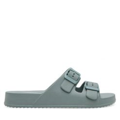 Klapki Toni Pons. Zielone klapki damskie Toni Pons, bez wzorów, bez obcasa. Za 159.99 zł.