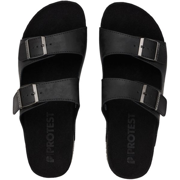Sandały Protest Prtmikal. Czarne sandały męskie Protest, bez zapięcia. Za 201.50 zł.