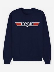WOOOP Bluza "Top Dad" w kolorze granatowym rozmiar: M. Niebieskie bluzy bez kaptura męskie Wooop, m. Za 109.26 zł.