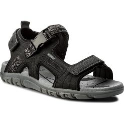 Sandały GEOX - U S.Strada A U8224A 00050 C9997 Black. Czarne sandały męskie Geox, z materiału, bez zapięcia. W wyprzedaży za 239.00 zł.