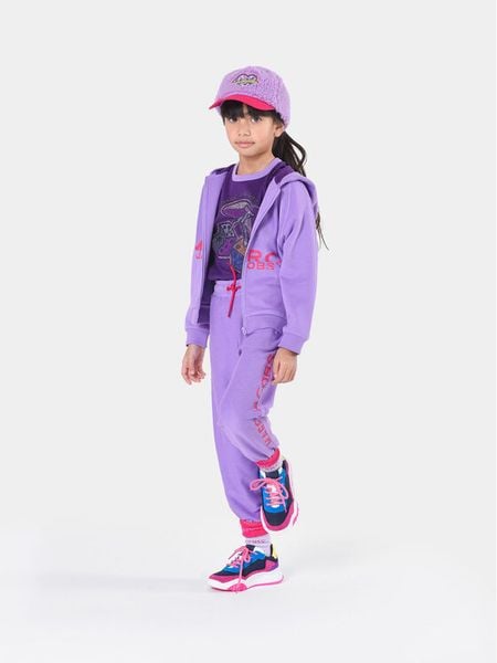 Marc Jacobs T-Shirt W15669 Fioletowy Regular Fit. Fioletowe koszulki dziewczęce MARC JACOBS, bez wzorów, z bawełny, bez ramiączek. Za 209.99 zł.