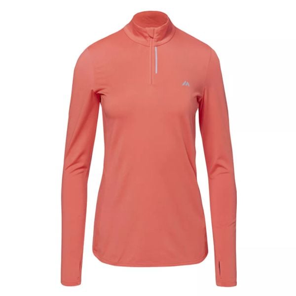 Bluza damska Martes Essentials Lady Runlo - koralowa, Rozmiar M. Pomarańczowe bluzy bez kaptura damskie MARTES ESSENTIALS, m, bez wzorów, z elastanu, bez ramiączek, bez kaptura. Za 54.99 zł.