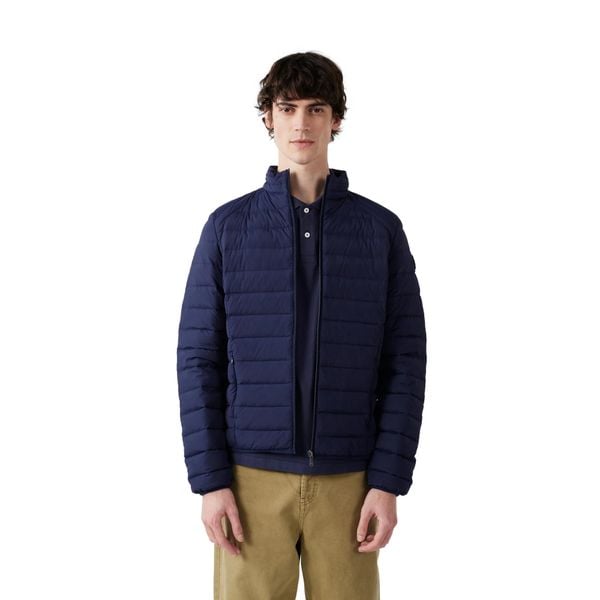 Lekka kurtka puchowa JOTT Aragon. Niebieskie kurtki męskie jott, m, bez wzorów, z puchu, bez kaptura. Za 678.90 zł.