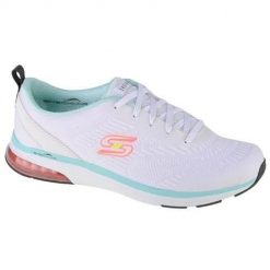 Buty do chodzenia damskie Skechers Skechair Edge Mellow Days. Białe buty sportowe na co dzień damskie Skechers, bez wzorów, z gumy, trekkingowe. Za 387.00 zł.