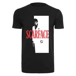 Koszulka z logo Koszulka Urban Classics scarface. Czarne t-shirty damskie Urban Classics, l, bez wzorów, z bawełny, bez kołnierzyka. Za 131.00 zł.