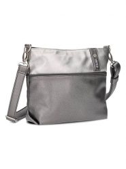 Zwei Torebka w kolorze srebrno-szarym - 27 x 23 x 10 cm rozmiar: onesize. Szare torebki klasyczne damskie Zwei, bez wzorów, z materiału, bez dodatków. Za 144.24 zł.