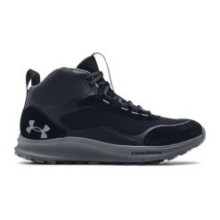 Buty trekkingowe męskie, Under Armour Charged Bandit Trek 2. Czarne buty trekkingowe męskie Under Armour, z gumy, bez zapięcia, trekkingowe. Za 419.00 zł.