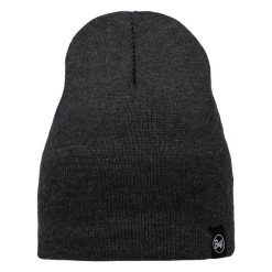 Czapka BUFF KNITTED & FLEECE BAND BEANIE LILON SHORT. Szare czapki męskie Buff, bez wzorów, z materiału. Za 119.90 zł.