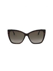 Jimmy Choo Damskie okulary przeciwsłoneczne w kolorze złoto-brązowym rozmiar: 58. Brązowe okulary przeciwsłoneczne damskie Jimmy Choo. Za 450.45 zł.