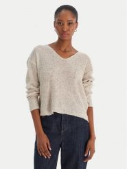 Vero Moda Bluzka Leilani 10318223 Beżowy Loose Fit. Brązowe bluzki damskie Vero Moda, s, bez wzorów, z syntetyku, bez ramiączek. Za 109.99 zł.