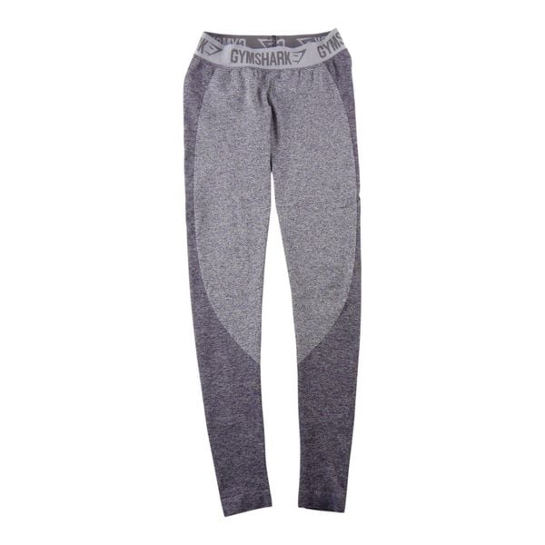 Second life - Legginsy damskie Flex V3 Gymshark - Stan dobry. Fioletowe legginsy sportowe damskie Gymshark, l, bez wzorów, z materiału, na fitness i siłownię. Za 85.16 zł.