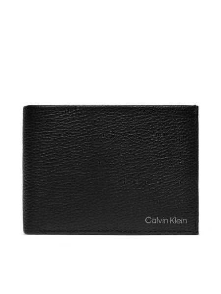 Calvin Klein Portfel Warmth Bifold 5Cc W/ Coin L K50K507896 Czarny. Czarne portfele męskie CALVIN KLEIN, bez wzorów, ze skóry. Za 299.99 zł.