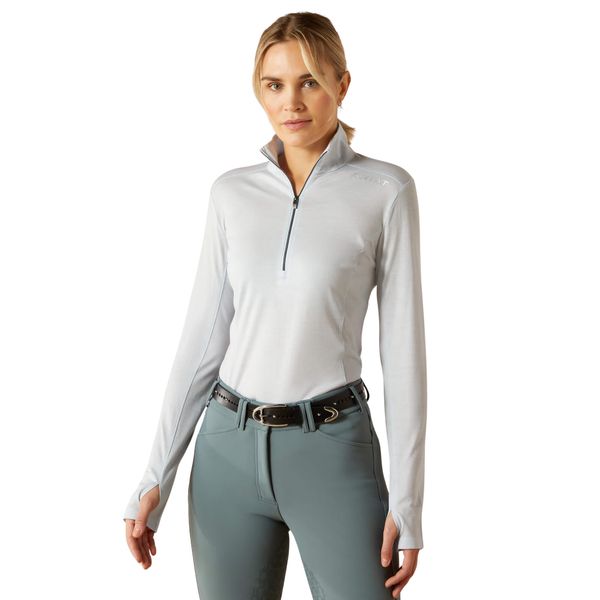 Damska koszulka do jazdy konnej Ariat Cheviot. Niebieskie t-shirty damskie Ariat, bez wzorów, bez kołnierzyka. Za 478.50 zł.