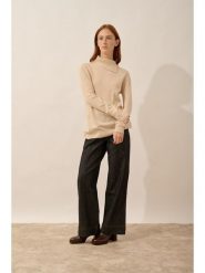 Just Cashmere Kaszmirowy golf "Dundee" w kolorze beżowym rozmiar: S. Brązowe golfy damskie Just Cashmere, s, bez wzorów, z kaszmiru, bez ramiączek. Za 369.99 zł.