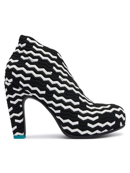United Nude Botki Fold HI II 10870569129 Czarny. Czarne botki damskie United Nude, bez obcasa, na słupku, bez zapięcia. Za 1,169.00 zł.