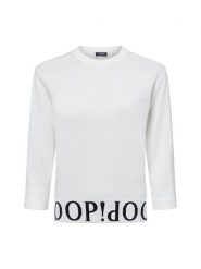 JOOP! Sweter - Kassa Kobiety Sztuczne włókno biały, 34. Białe swetry klasyczne damskie Joop!, z dzianiny, bez kołnierzyka. Za 599.95 zł.