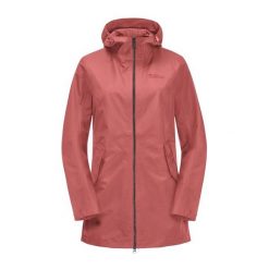 Kurtka przeciwdeszczowa damska Jack Wolfskin Dakar Parka. Czerwone kurtki damskie Jack Wolfskin, s, bez kaptura. Za 429.99 zł.