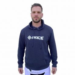 Bluza z kapturem Pride Racing Logo Heather Asphalt. Niebieskie bluzy z kapturem męskie PRIDE RACING, xs, z bawełny. Za 238.50 zł.