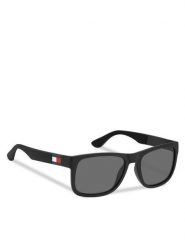 Tommy Hilfiger Okulary przeciwsłoneczne 1556/S 200878 Czarny. Czarne okulary przeciwsłoneczne męskie Tommy Hilfiger, z tworzywa sztucznego. Za 749.99 zł.