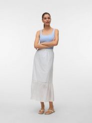 Vero Moda Spódnica w kolorze białym rozmiar: L. Białe spódniczki damskie Vero Moda, l, bez wzorów, z bawełny, maxi. Za 96.14 zł.