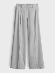 Someday Spodnie w kolorze szarym rozmiar: 42. Szare spodnie materiałowe damskie Someday, bez wzorów, z materiału, z podwyższonym stanem. Za 183.15 zł.