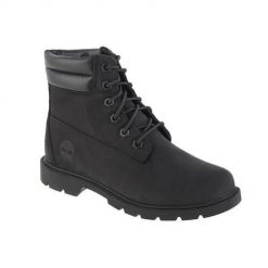 Buty do chodzenia damskie Timberland Linden Woods Wp 6 Inch. Czarne trapery damskie Timberland, z materiału, bez obcasa. Za 725.00 zł.