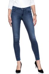 SPODNIE DAMSKIE LEE SCARLETT MID EXPERT L526RKLI 112111860. Spodnie materiałowe damskie Lee, bez wzorów, z jeansu. W wyprzedaży za 89.99 zł.