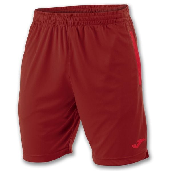 Spodenki do piłki nożnej męskie Joma Miami. Czerwone szorty męskie Joma, bez wzorów, z materiału, eleganckie. Za 149.60 zł.
