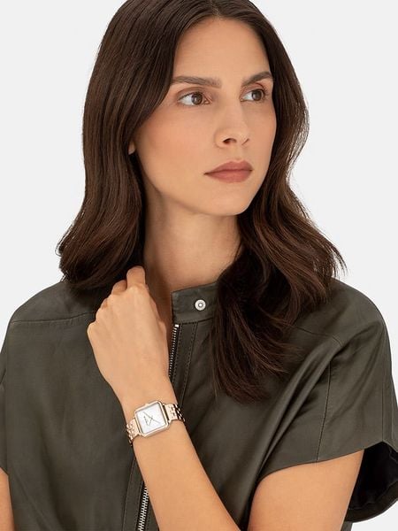 Liebeskind Zegarek kwarcowy w kolorze różowozłoto-białym rozmiar: onesize. Białe, analogowe zegarki damskie Liebeskind, ze stali. Za 316.95 zł.