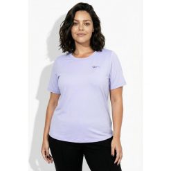 Damskie Bluzka funkcyjna nadruk na plecach klasyczny krój okrągły dekolt. Czerwone bluzki sportowe damskie Ulla Popken, plus size, bez wzorów, z elastanu, bez ramiączek. Za 199.99 zł.
